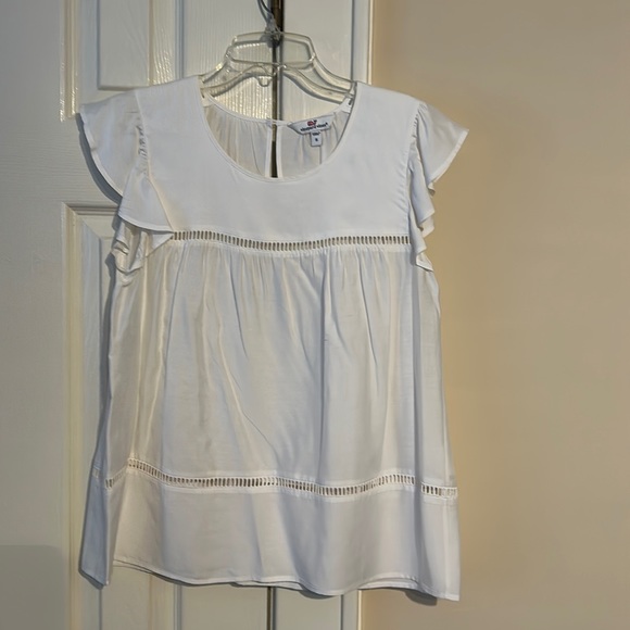 Vineyard Vines flutter sleeve top - Size Small - Picture 1 of 4